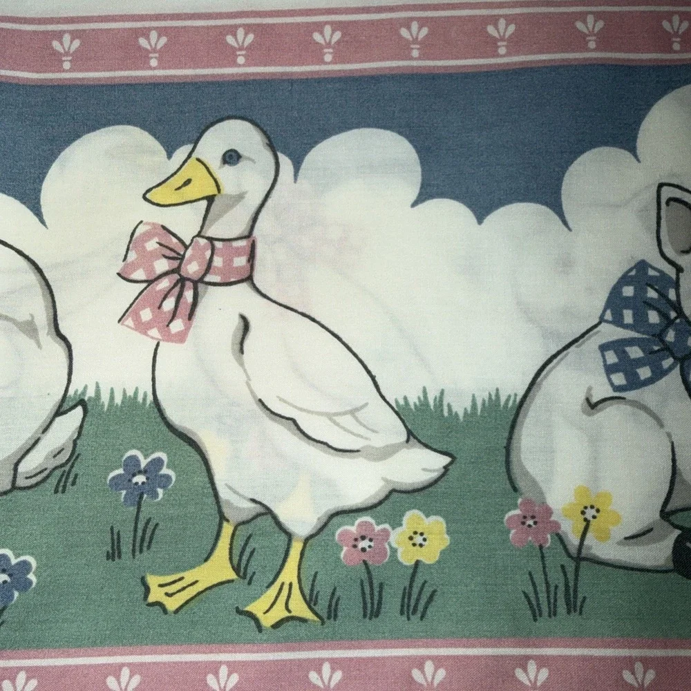 VTG Fieldcrest Howard Kaplans French Barn Pig Full Size 4‎ Piece Sheet Set